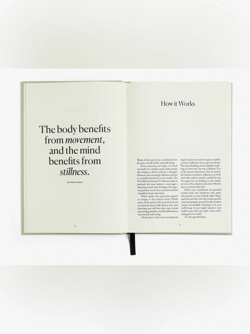 The Five Minute Journal for Fitness and Health